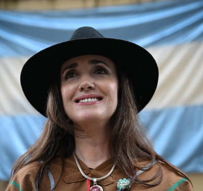 Villarruel en un acto