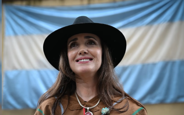 Villarruel en un acto
